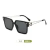 Gafas de Sol Cuadradas Grandes de Marco Europeo y Americano 2025 para Mujeres con Rostros Grandes, Aspecto Adelgazante y Gafas de Alta Gama, Gafas de Sol de Moda para Hombres