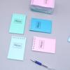 Caderno Yamei Tianruo 100K com Espiral Dobrável Caderno Pp Linha Horizontal Escritório Estudo Bloco de Notas 40 Folhas