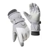 Guantes de Esquí para Hombres y Mujeres, Compatibles con Pantalla Táctil de Invierno, Calientes, Engrosados, Impermeables para Ciclismo, Paseos al Aire Libre, Guantes de Algodón Antideslizantes, Estilo Ins
