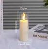 Vela Digital Artificial LED Vela de Concierto Adornos de Luz de Vela Luz de Atmósfera para Script Killing Luz Nocturna de Navidad Control Remoto