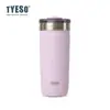 Tyeso Nueva Taza de Café Gran Capacidad Acero Inoxidable 304 Aislamiento Térmico Taza Fría Portátil para Exteriores Taza de Coche