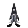 Cross-border New Coffee Faceless Doll Rudolph Sitting Doll Estilo Europeu e Americano Decoração de Janela