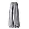 Pantalones de algodón y lino pantalones casuales negros pantalones de verano finos de pierna recta para hombre pantalones holgados de lino de pierna ancha pantalones deportivos nuevos