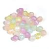 50 Piezas Por Paquete Perlas Redondas Nacaradas de Sirena Fantasía Cuentas Sueltas Pulsera Llavero con Cuentas Material DIY con Agujeros Cuentas