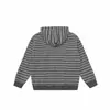 Ropa Vintage Yidao Otoño 2026 Nuevo Estilo Retro Japonés Holgado con Bloques de Color y Rayas Sudadera Pulóver con Capucha y Media Cremallera para Hombre
