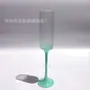 Copa de colores de borosilicato con gradiente creativo para banquetes, copa de cóctel de champán de lujo ligero, copa de vino de cristal