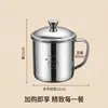 Vaso de Agua de Acero Inoxidable 316 para Niños con Tapa, Vaso de Aprendizaje para Bebé, Vaso de Leche para Jardín de Infancia, Vaso de Dibujos Animados Anticaídas