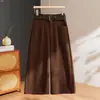 Pantalones Casuales Personalizados de Cintura Alta Rectos Sueltos Largos para Mujer 2026 Otoño Invierno Adelgazantes Versátiles Casuales de Pierna Ancha