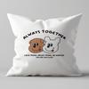 Funda de Almohada Cuadrada con Estampado de Cachorro Lindo Textura Dorada Impresa por Ambos Lados Cojín para Sofá Mesita de Noche