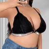Sutiã de Comércio Exterior Europeu e Americano Plus Size para Seios Grandes, Redutor, Push-Up, Renda Sexy nas Bordas, Sutiã Ajustável de Tamanho Grande para Mulheres