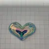 Sapatilhas Estampadas de Coração Ab Fantasy Acessórios Criativos Feitos à Mão DIY Acrílico Brincos Acessórios para Brincos Patches de Joias
