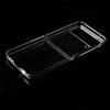 Adequado para Capa de Celular Samsung Galaxy Zflip6 Transparente Anti-Queda Dobrável Capa de PC para Tela Zflip4 Capa Protetora