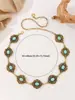 Cadena de Cintura Metálica Retro de Moda de Gama Alta Estilo Y2K para Vestidos, Accesorio Delgado Bohemio Ceñidor de Cintura