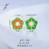 Pu Zuojiu no se desvanece arena dorada accesorios DIY amor rosa cuerno de la abundancia pulsera con cuentas pasantes collar con cuentas