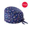 Gorro Quirúrgico Infantil de Algodón Estampado Ajustable Enfermera a Prueba de Polvo Humo de Aceite Belleza Médico Hebilla de Lazo Gorro de Trabajo