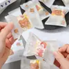Bolsa de Embalaje Crujiente de Copo de Nieve Bolsa Selladora de Galletas de Dibujos Animados Pequeña Independiente Simple Caramelo Leche Dátil Galleta Bolsa para Hornear Alimentos