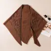 Chal de cachemira para primavera y otoño, Bufanda tejida estampada de moda, Bufanda triangular, Accesorio decorativo de alta gama, Ligero y cálido, Doble propósito