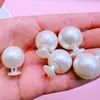 Accesorios: Parte Superior de Zapato Desmontable, Hebilla de Zapato de Flor de Perla Sintética Color Blanco Roto, Hebilla en Forma de I, Accesorios para Zapatos de Madera, Piezas para Joyería DIY