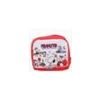 Bolsa de almacenamiento portátil para toallas sanitarias, ideal para viajes, para tías, de algodón, con diseño de crayón y luna nueva.