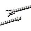 Pulsera de Tenis de Plata S925 con Moissanita 2-4mm Totalmente Diamantada Lujo Ligero Estilo Nuevo Unisex Pulsera de Moissanita Joyería Transfronteriza