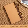 Cuaderno Patchwork de Posos de Café Ecológico Transfronterizo A5 Cuaderno de Negocios de Corcho Regalo Corporativo con Logo Personalizable