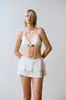 Bikini Sexy de Espalda Descubierta con Estilo de Chica Dulce y Picante, Realce para Busto Pequeño, Traje de Baño Estilo Falda Adelgazante para Vacaciones en la Playa para Mujeres