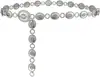 Cadena de Cintura de Moda, Metal Retro de Alta Gama 2026 Cadena de Cintura para Mujer de Estilo Popular, Estilo Europeo y Americano