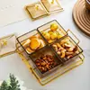 Plato de Fruta Moderno Sencillo Plato para Bocadillos de Comida Dieléctrico Plato de Fruta Plato Adriac con Tapa Plato para Frutos Secos del Hogar Plato para Bocadillos