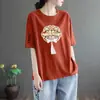 Artículos de superávit de comercio exterior transfronterizo, camisetas nuevas de manga corta estilo chino de marca famosa para comercio exterior para mujeres, damas y madres, tops modernos estilo chino que reducen la edad