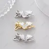 Hebilla de collar de perlas gota aceite cristal mariposa hebilla elástica hebilla de cierre manual hebilla de conexión cadena de suéter accesorios diy