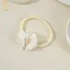 Elásticos de cabelo e tiaras infantis europeias e americanas, tiaras finas florais de verão para bebês, acessórios de cabeça macios e que não apertam para bebês e crianças pequenas
