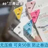 Clipe Triangular Clipe de Canto Clipe de Livro Pasta Anti-Rolo Clipe de Conta Armazenamento e Organização de Provas Clipe de Livro para Estudante Clipe de Encadernação