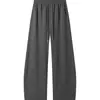 Calças casuais masculinas da moda de perna reta, calças de moletom de corte solto, novo estilo de outono, estilo de rua americano desconstruído, perna larga, corte solto
