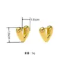 Pendientes Cruzados Europeos y Americanos Nuevos Huecos para Mujer Estilo Ins Personalidad Diseño Fresco Hebilla de Pendiente de Aleación Joyería de Alta Gama