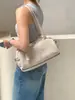 Moda Versátil Estilo Novo Coreano Bolsa de Mão Boston Retrô Sensação de Alto Padrão Bolsa Almofada Nicho Bolsa de Ombro Único Sob o Braço Feminina