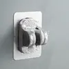 Base de ducha sin perforaciones fija ajustable ventosa de ducha de baño soporte de ducha gancho para alcachofa de ducha base