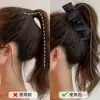Presilha Banana Estilo Coreano Presilha Vertical Laço de Rabo de Cavalo Grampo para Mulheres, Presilha para Penteado no Topo da Cabeça, Sensação de Alto Padrão, Novo Modelo 2026