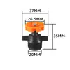 Aspersor de Plástico Invertido para Agricultura y Jardinería, Riego de Mediana Distancia, Riego Automático de Flores, Aspersor de 360 Grados, Aspersor de Volante