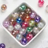 Cuentas Redondas de Resina con Diamantes Recubiertos Ópticamente para Estrellas, Cuentas Sueltas, Cuentas de Hilo, Cadena para Teléfono Móvil DIY, Llavero, Accesorios de Joyería, Materiales