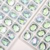 Celebridad de Internet K9 de caña alta con forma de denier broca para uñas 8*10 huevo de paloma súper brillante hielo transparente vidrio Diamante DIY accesorios para ropa