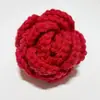 Rosas de Crochê de Lã Feitas à Mão, Presentes para o Dia dos Namorados e Dia dos Professores, Flores Artificiais Tricotadas, Fornecimento Transfronteiriço