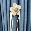 Shaoxing Keqiao Bajo Costo Tira de Arrastre para Cortina de Lino con Florales Instalación sin Taladro Hebilla para Cortina Fábrica de Origen Venta al por Mayor