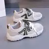 Sapatos Femininos Casuais de Salto Único Outono Retrô Sapatos Forrest Gump Estilo Campus Versátil Solado Grosso Estilo Coreano Tendência Esportivos Femininos C9015