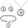 Comercio Exterior Popular Nfl Equipo de Fútbol Americano Oso Collar Pulsera Pendiente Conjunto Combinado