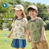 Camiseta Casual de Manga Corta para Niños con Estampado de Bebé Vestido de Verano para Niñas Bebé Niños Camiseta Casual de Manga Corta Camiseta de Verano
