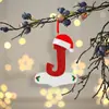 Navidad Transfronteriza Creativa Sombrero de Navidad Decoraciones con Letras en Inglés Bendición de Árbol de Navidad Decoración del Hogar Regalos