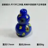 Contas de Vidro Feitas à Mão em Forma de Cabaça, Vaso com Contas, Acessórios Transparentes com Contas, Pulseira de Contas, Pingente, Artesanato em Vidro de Zibo, Vestuário