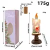 Linterna de Agua Navideña Vela Creativa Lámpara de Cristal Linterna de Viento Decoraciones Navideñas Nieve Cayendo Dibujos Animados Adornos Navideños Luces