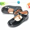 Zapatos de Cuero para Niños Suela Blanda Niñas Zapatos Negros de Princesa Estudiantes Zapatos de Baile para Actuación Zapatos Individuales para Niños Grandes Zapatos de Vestir Otoño