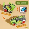 Coche de dinosaurio de deformación nuevo transfronterizo modelo de dinosaurio niños colisión excavadora inercial juguete suministro al por mayor